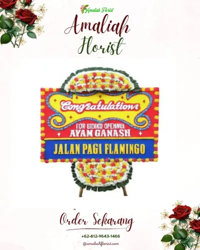 Bunga Papan Congratulation di Tangkilkulon